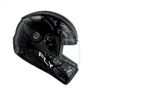 Capacete Fly F9 Hg (Brilho) Motor Preto/Grafite (60) ++