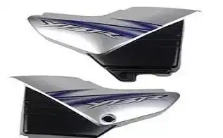 Tampa Lateral Pintada (Par) Ybr 125 (C/Faixa) 08 (Prata)