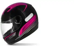 Capacete Ebf 7 (Brilho) Power Preto/Rosa (56) ++ - 1006560