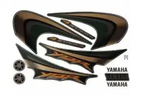 Jg De Faixas Ybr 125 07 (Verde)