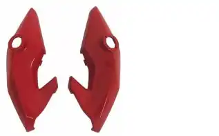 Capa Lateral Farol (Par) Fan 150/Fan 160 2017 (Vermelho Guarau)