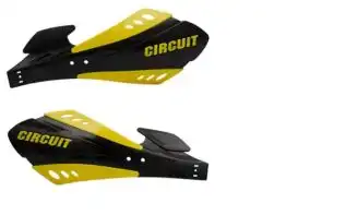 Protetor De Mão Circuit Sx Bicomp (Preto/Amarelo) ++