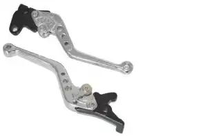 Manete Com Regulagem (Par) Titan 00 Es/Titan 150 Esd (Disco/Cromado)