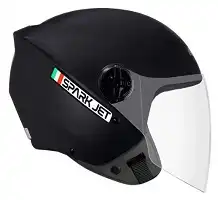 Capacete Ebf (Fosco) Spark Jet Solid Preto Fosco (Aberto) (58) ++