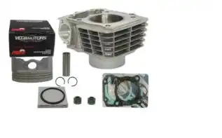 Cilindro Com Camisa Pistão/Aneis Ybr 125/Factor 125/Xtz 125