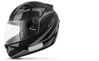 Capacete Ebf (Fosco) New Spark Flash Preto Fosco/Prata (61) ++