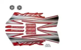 Jg De Faixas Ybr 125 06 (Vermelha)