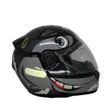 Capacete Ebf (Brilho) New Spark Zoiim Preto/Prata (58) ++