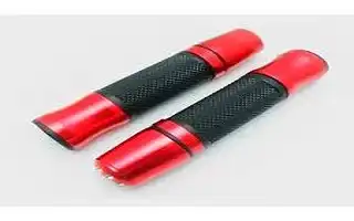 Manopla Aluminio Smartfox Control (C/Peso Guidão) (Vermelha) ++