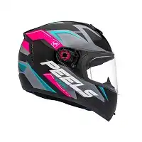 Capacete Peels Icon (Brilho) 23 Element Preto/Rosa (58) ++