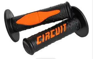 Manopla Circuit Electra Racing (Preta/Laranja) ++