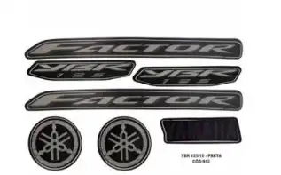 Jg De Faixas Factor 125 10 (Preta)