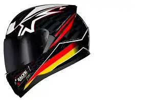 Capacete Race Tech (Brilho) Sector Grid "Alemanha" Preto/Branco (56) ++