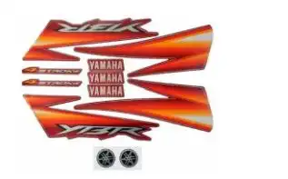 Jg De Faixas Ybr 125 05 (Vermelha)