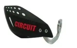 Protetor De Mão Circuit Nylon Vector (Preto Carbono/Vermelho Fluor) ++