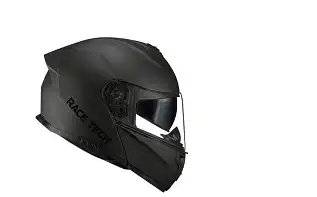 Capacete Race Tech (Fosco) Signal (C/Oculos/Escamoteavel) Monocolor Grafite Fosco (60) ++