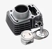 Cilindro Com Camisa Pistâo/Aneis Fan 125 09/13/Nxr Bros 125 13/15