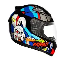 Capacete Ebf (Brilho) New Spark Rabbit "Coelho" Preto/Azul (58) ++