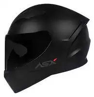 Capacete Asx City (Fosco) Solid Preto Fosco/Grafite (60) ++