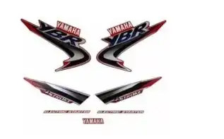 Jg De Faixas Ybr 125 02 (Vermelha)