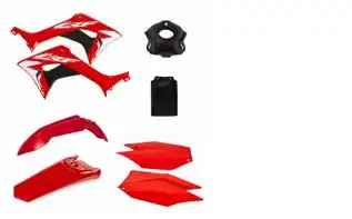 Kit Carenagem Amx Crf 250F (Verm/Verm Aces. Preto) ++
