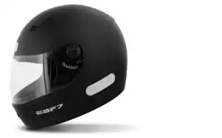 Capacete Ebf 7 (Fosco) New Solid Preto Fosco (60) ++