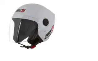 Capacete Tork (Brilho) New Liberty Three Branco (Aberto) (58) ++