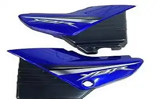 Tampa Lateral Pintada (Par) Ybr 125 (C/Faixa) 08 (Azul)