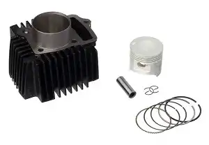 Cilindro Com Camisa Pistão/Aneis Dream 100/Biz 100/Web 100