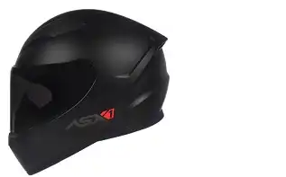 Capacete Asx City (Fosco) Solid Preto Fosco (56) ++