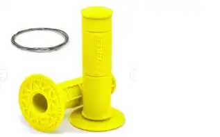 Manopla Biker Diamond Waffle (Amarelo Neon) ++