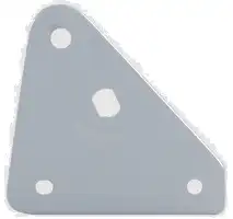 Suporte De Farol (Orelha) Cbx 250 Twister (Esquerda/Cinza)