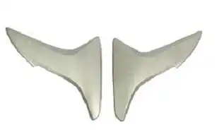 Tampa Lateral Pintada (Par) Titan 150 2009 (Prata Fosco 2013)