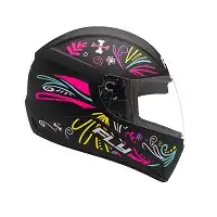 Capacete Fly F9 Hg (Brilho) Fiesta Preto/Color (58) ++
