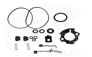 Escovas (C/Suporte) Biz 125 Flex/Titan 150/Fan 125 09/Nxr Bros 125/150/160/Titan 160/Xre 190 (C/Anel)