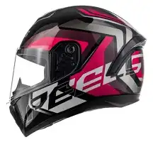 Capacete Peels Spike Ii (Brilho) Gtx Preto/Rosa (58) ++