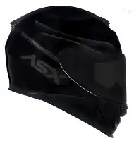 Capacete Asx Eagle (Brilho) Solid Preto/Cinza (56) ++