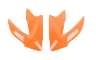 Carenagem Lateral Injetada (Par) Nxr Bros 125 /150 2009  Laranja Papaya 11/12/13