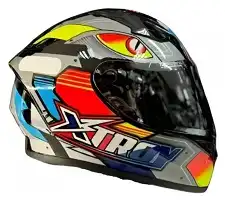 Capacete Ebf (Brilho) X Troy Ff 526 Thanos Preto/Vermelho (60) ++