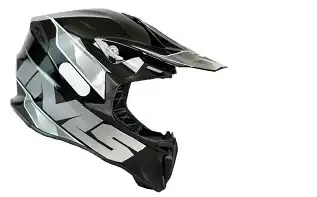 Capacete Ims (Brilho) Phanton (Cross) Preto/Cinza/Branco (62) ++