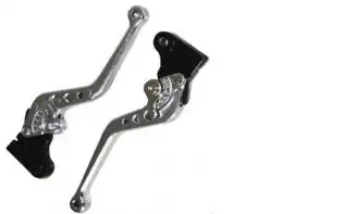 Manete Com Regulagem (Par) Titan 92/95/Titan 00 Ks/Titan 150 Ks/Kse/Fan (Cromado)