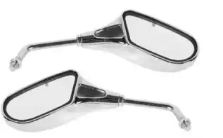 Espelho Vazado Cromado Yamaha (Par)