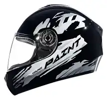 Capacete Fly Young Hg (Brilho) Paint (Infantil) Preto/Prata (54) ++