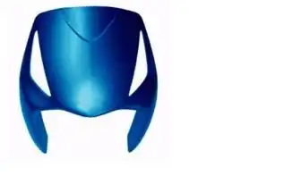 Carenagem Frontal (Bico) Pintado Biz 125 Azul 05/06