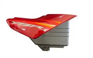 Tampa Lateral Pintada (Par) Ybr 125 (C/Faixa) 02 (Vermelho)