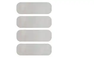 Adesivo Refletivo (P/Capacete) (Kit 4 Pçs/Grafite) ++