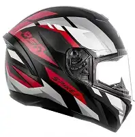 Capacete Peels Spike Ii (Fosco) Bsn Preto Fosco/Vermelho (60) ++