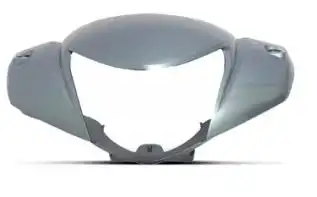 Carenagem Farol Pintada Biz 125 Verde 2011/17 Prata 2015 Es