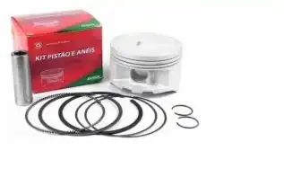 Kit Pistão E Aneis Titan 2002 Es/Ks/Nxr Bros 125    4,00