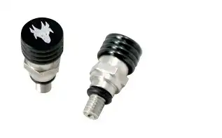 Valvula De Ar Para Suspensão Dianteira (4Mm/Preta) ++